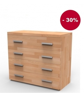 Masívna komoda N4Z tabak
