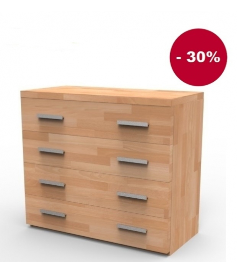 Masívna komoda N4Z tabak